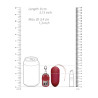 Shots Toys Oeuf vibrant sans fil Splash 8 x 3.4 cm Rouge